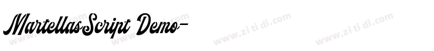 MartellasScript Demo字体转换